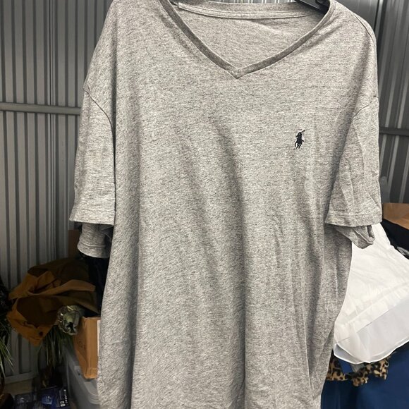 Men's Polo Ralph Lauren Gray T-Shirt - Picture 2 of 3